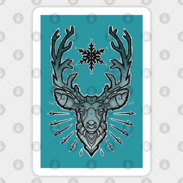 deer head Sticker by weilertsen